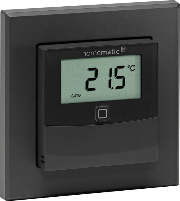 eQ-3 Homematic IP Temperatur- und Luftfeuchtigkeitssensor mit Display, anthrazit, Temperatur-/Feuchtigkeitssensor