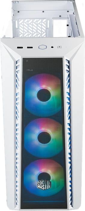 Cooler Master MasterBox 520 Mesh, weiß, Glasfenster