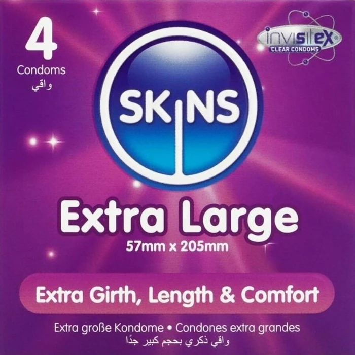 Skins Extra Large, 4 Stück