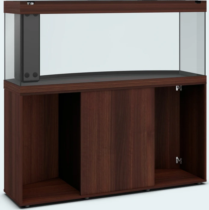 Juwel Vision 450 LED Aquarium-Set mit Unterschrank, dunkles Holz/dunkles Holz, 450l