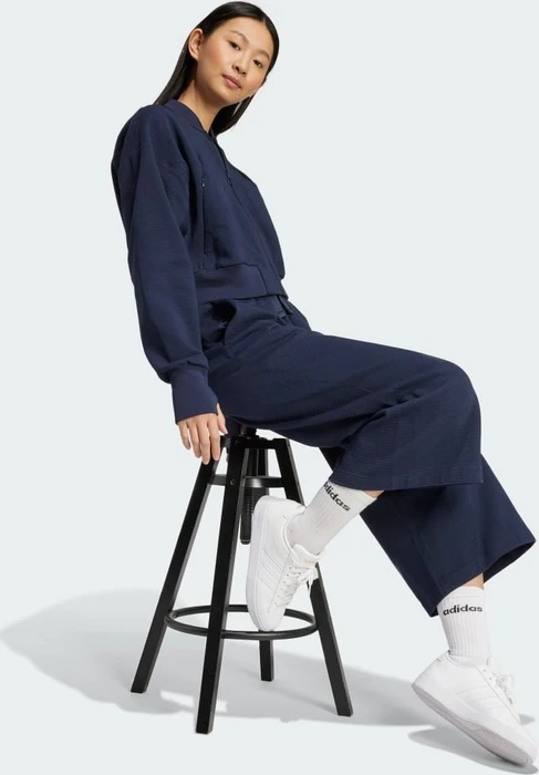 adidas ALL SZN Rib Wide Leg Trainingshose 7/8 legend ink (Damen)