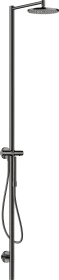 Hansgrohe Axor Starck Duschsäule mit Thermostat und Kopfbrause 240 1jet polished black chrome