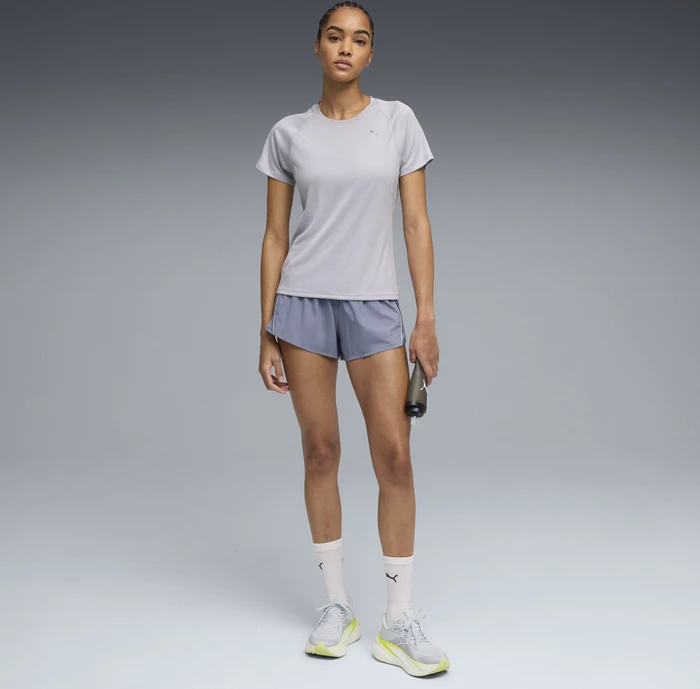 Puma Veolocity Laufshirt kurzarm vibrant silver