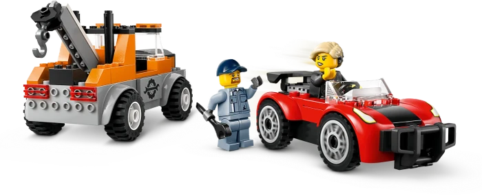 LEGO City - Abschleppwagen mit Sportauto
