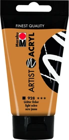 Marabu Artist Acryl Acrylfarbe, lichter ocker, 75ml