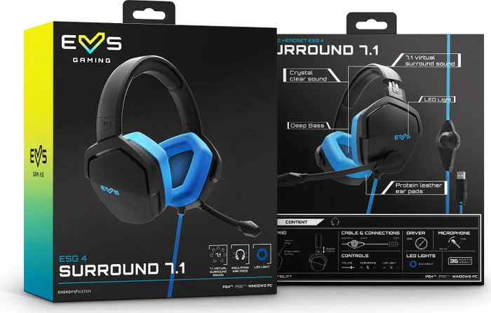 Energy Sistem ESG 4 Surround 7.1 blau