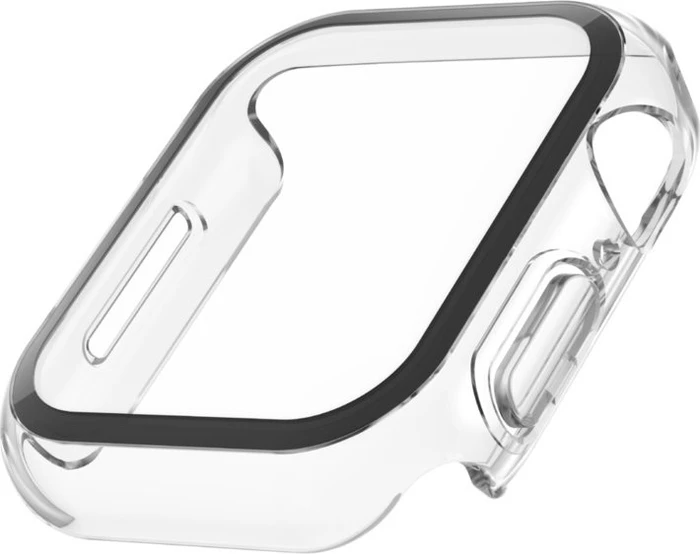 Belkin ScreenForce antimikrobieller TemperedCurve 2-in-1-Displayschutz mit Schutzrand für Apple Watch (40mm/41mm) transparent
