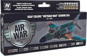 Vallejo Model Air Air War Color Series USAF Colors Vietnam War Scheme SEA Farbset, 8-tlg.