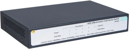 HP OfficeConnect 1420 5G Desktop Gigabit Switch, 5x RJ-45, 32W PoE+