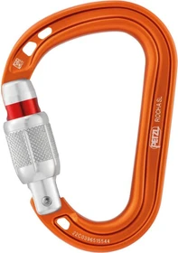 Petzl Rocha Schraubkarabiner orange