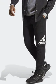 adidas Essentials French Terry Tapered Cuff Logo Trainingshose lang schwarz (Herren)