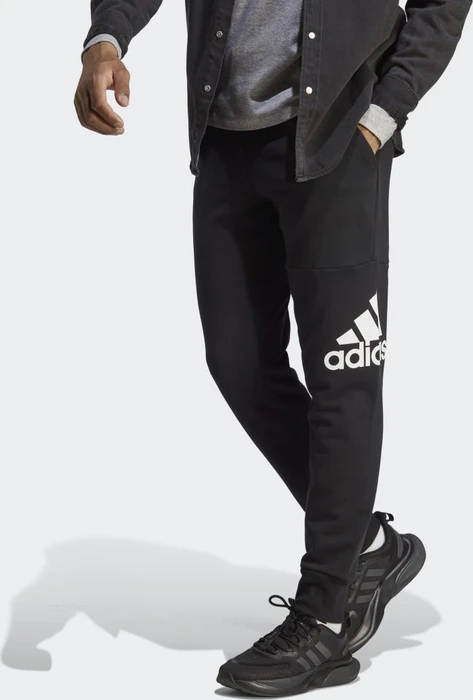 adidas Essentials French Terry Tapered Cuff Logo Trainingshose lang schwarz (Herren)