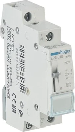 Hager Fernschalter 1 Schließer 230V AC 16A 1PLE