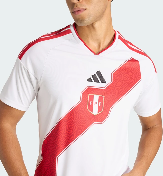 adidas Peru 2026 2026 Heimtrikot kurzarm weiß
