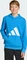 adidas Essentials Hoodie ray blue/white (Junior) Vorschaubild