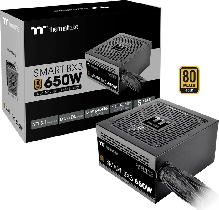 Thermaltake Smart BX3 650W, ATX 3.1