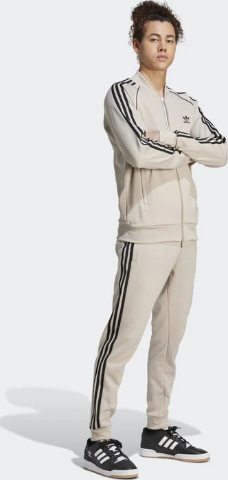 adidas Adicolor Classics SST Trainingshose lang wonder beige/black (Herren)