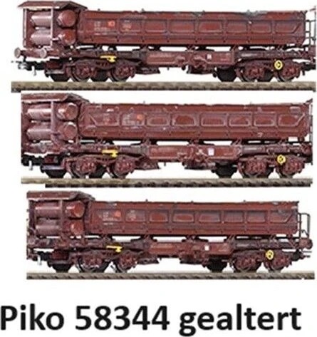 Piko - Spur H0 Güterwagen - Mittelselbstentladewagen Tanoos DB AG VI
