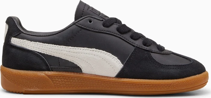 Puma Palermo Leather puma black/feather gray/gum (Junior)