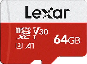 Lexar E-Serie R100 64GB Kit, UHS-I U3, A1, Class 10