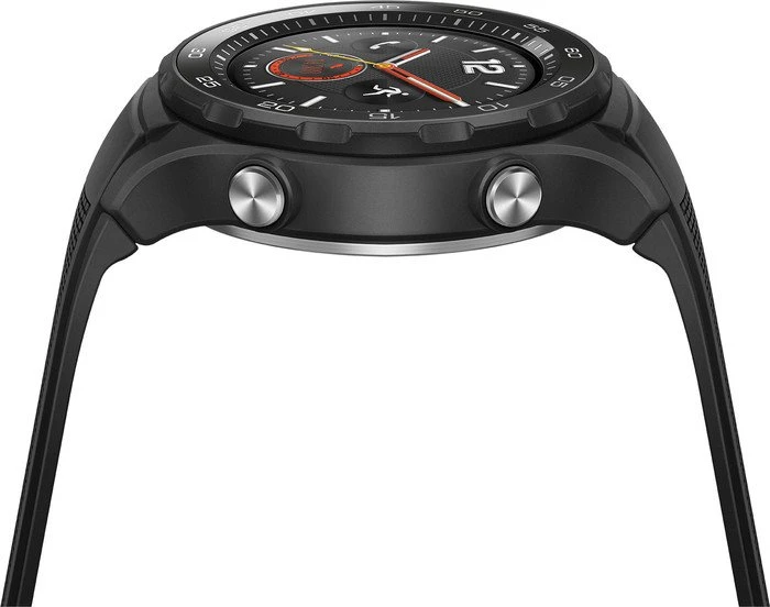 Huawei Watch 2 mit Sportarmband schwarz