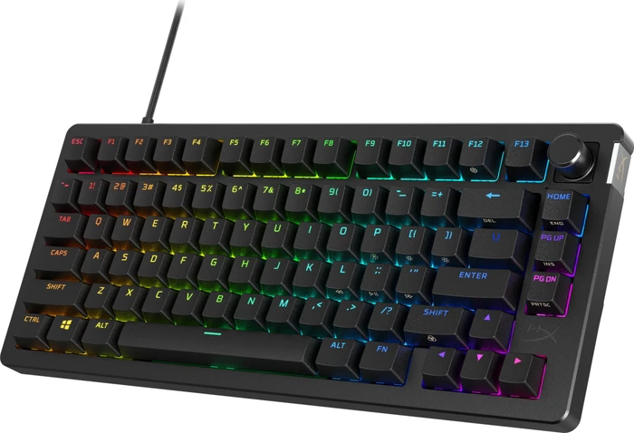 HP HyperX Alloy Rise 75, PBT, LEDs RGB, hot-swap, HyperX Linear, USB, DE