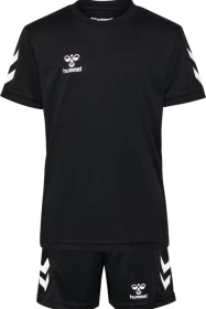 hummel Logo Set kurzarm schwarz (Junior)