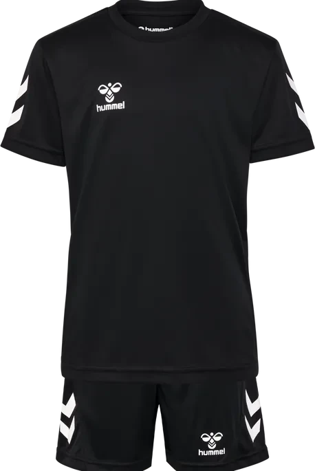 hummel Logo Set kurzarm schwarz (Junior)