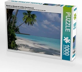 Calvendo Malediven-Strand mit weißem Korallensand