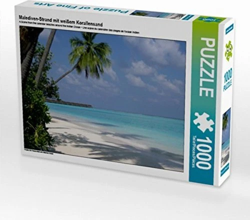 Calvendo Malediven-Strand mit weißem Korallensand