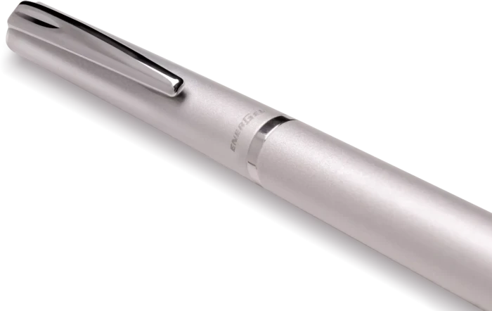 Pentel EnerGel HighClass BL2007 0.7mm/0.35mm Gelroller silber matt, Geschenkbox