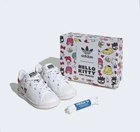 adidas Stan Smith cloud white/core black/vivid red (Junior)