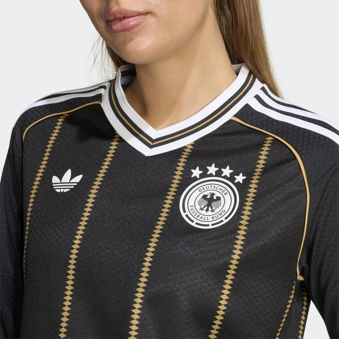 adidas FIFA WM 2026 Deutschland Ausweichtrikot langarm schwarz (Damen)