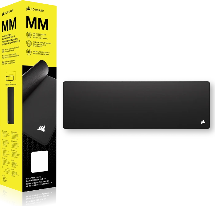 Corsair MM Gaming Mouse Pad - XL 930x300mm, schwarz