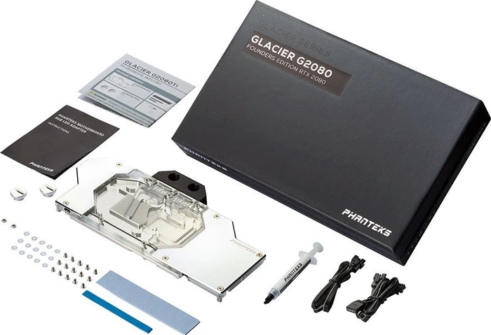 Phanteks Glacier RTX 2080 Founders Edition silber