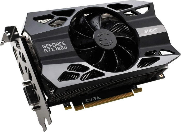 EVGA GeForce GTX 1660 SUPER Black Gaming, 6GB GDDR6, DVI, HDMI, DP