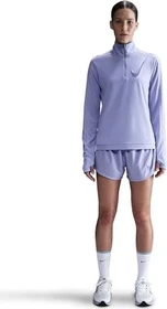 Nike Swoosh Dri-FIT 1/2-Zip Laufshirt langarm lilac ice (Damen)