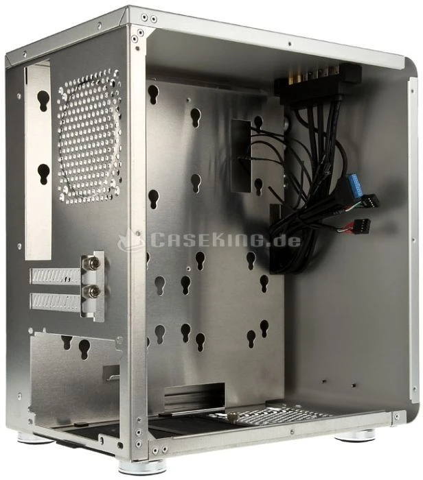 Cubitek Mini Cube silber, Mini-ITX