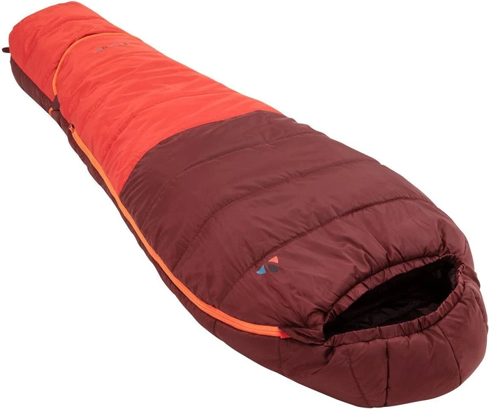 Vaude Alpli Adjust 400 II Mumienschlafsack dark cherry (Junior)