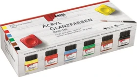 Kreul Hobby Line Acryl Glanzfarben Farbset,   6-tlg.