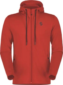 Scott Tech Zip Hoodie magma red (Herren)