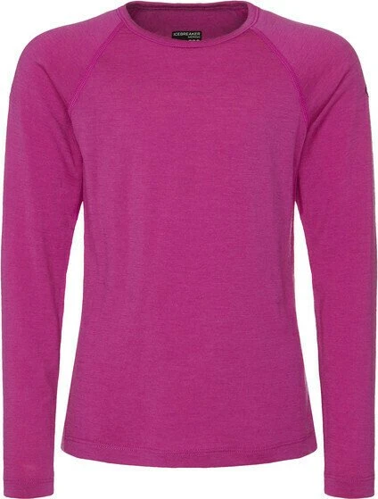 Icebreaker Merino 200 Oasis Crewe Funktionsshirt langarm amore (Junior)