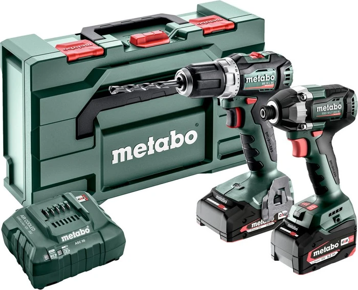 Metabo Combo Set 2.8.3 18V Akku-Maschinenset inkl. Koffer + 2 Akkus 2.0/5.2Ah