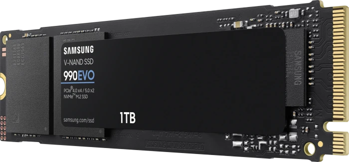 Samsung SSD 990 EVO 1TB, M.2 2280 / M-Key / PCIe 4.0 x4
