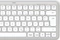 Hama WK-500 kompakte Multi-Device-Tastatur, grau/weiß, USB/Bluetooth, DE Vorschaubild