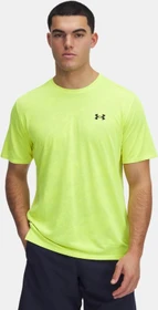 Under Armour Tech Vent Jacquard Funktionsshirt kurzarm high vis yellow/black (Herren)