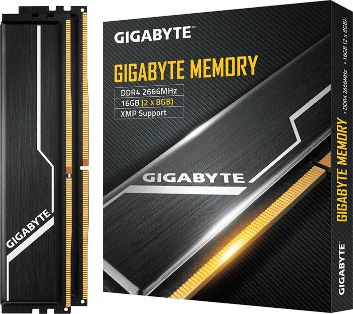 GIGABYTE Memory UDIMM 16GB Kit, DDR4-2666, CL16-16-16-35, 1RX8