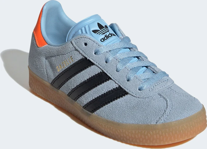 adidas Gazelle clear sky/core black/solar orange (Junior)