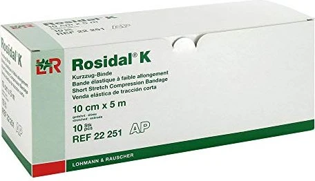 Lohmann & Rauscher Rosidal K Kurzzugbinde, 10cm x 5m, 1 Stück