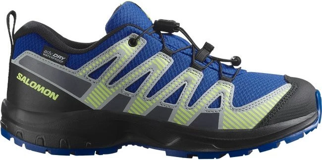 Salomon XA Pro V8 Waterproof nautical blue/black/sharp green (Junior)